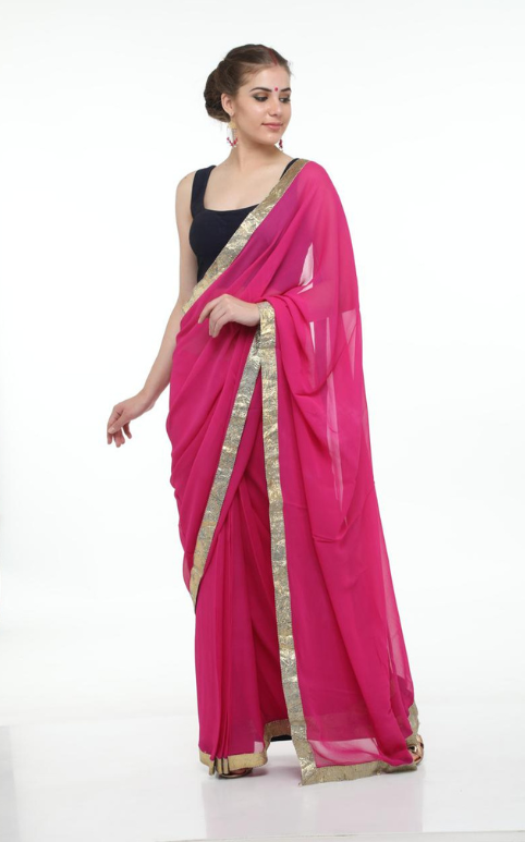 Mritsa Gota Patti Silk Lehenga Set - Red