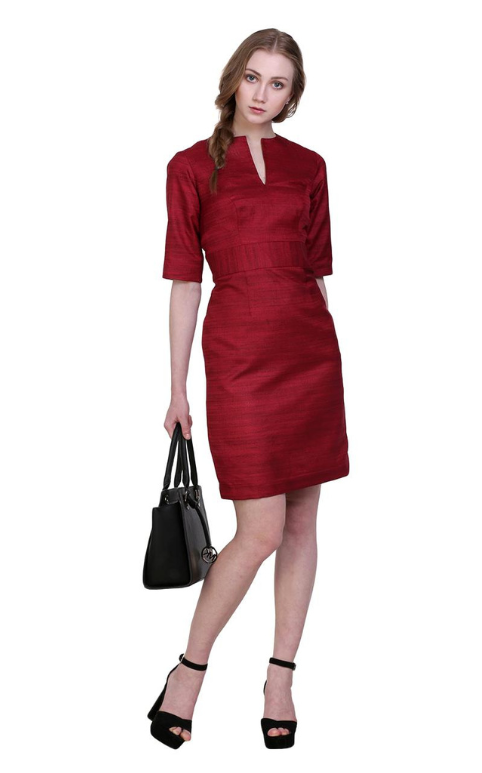 Mritsa Gota Patti Silk Lehenga Set - Red