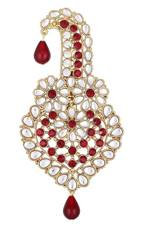 Mritsa Gota Patti Silk Lehenga Set - Red